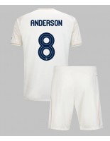 Nottingham Forest Elliot Anderson #8 Bortedraktsett Barn 2025-26 Korte ermer (+ bukser)